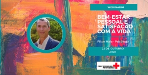 Webinário “Bem-estar pessoal e satisfação com a vida” gratuito e certificado