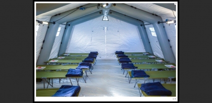 PMA1-Tenda com 20 camas de campanha