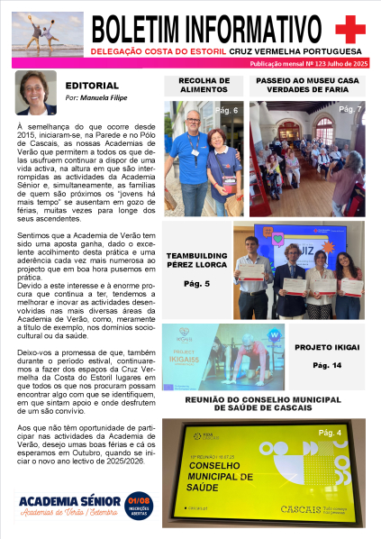 Boletim Informativo N123 Julho 2025