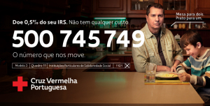 500 745 749. O número que nos move. Pela dignidade de quem mais precisa contribua com 0,5% do seu IRS