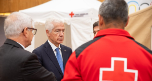 Presidente Nacional da Cruz Vermelha Portuguesa acompanhou o funcionamento do Posto Médico Avançado nos Açores